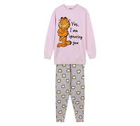 CERDÁ Life's Little Moments Long Cotton Brushed Garfield Pyjamas Set, Multicoloured, Standard Unisex Adult, Multicoloured