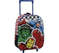 CERDÁ LIFE'S LITTLE MOMENTS Marvel Avengers Trolley Backpack with Wheels and Extendable Handle - Avengers School Bag for Kids with Superhero Design, Sturdy and Spacious