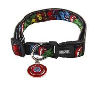 Cerdá Life'S Little Moments Marvel dog collars & cat collar with personalised dog tag - dog collar small dog, puppy, cat & kitten - Official Disney Marvel Licensed,XXS-XS