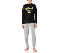 CERDÁ LIFE'S LITTLE MOMENTS Men's Batman Men's Winter Pyjamas Long 100% Cotton With Long Sleeve T-shirt and Long Trousers Pajama Set