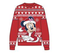 CERDÁ LIFE'S LITTLE MOMENTS | Mickey or Minnie Christmas Knitted Sweater for Children/Adults Disney Christmas Sweater, Minnie Kids, 5 Years