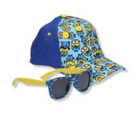 CERDÁ LIFE'S LITTLE MOMENTS Minions Kids UV Protection Summer Cap Hat and Matching Sunglasses Set for Kids