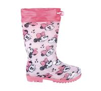 CERDÁ LIFE'S LITTLE MOMENTS Minnie Mouse Girl Water Boots-Official Disney License Rain, Pink, 13.5 UK Child
