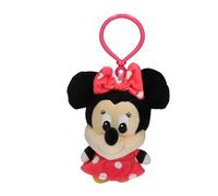 CERDÁ Life'S Little Moments - Minnie Mouse Plush Keychain with Plastic Hook - Children's Accessory for Backpacks, Bags and Cases - Soft, Lightweight - Official Disney License