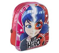 CERDÁ LIFE'S LITTLE MOMENTS, Mochila Escolar de Lady Bug-Licencia Oficial Disney para Niñas, Pink, Edad recomendada-idónea para peques de preescolar de 2 a 6 años