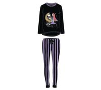 CERDÁ LIFE'S LITTLE MOMENTS Nightmare Before Christmas Winter Pajamas Set, Purple and Black, L
