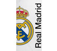 CERDÁ LIFE'S LITTLE MOMENTS Official Real Madrid Club Crest Towel with Iconic Colours - Real Madrid Beach & Bath Towel Ideal for White Team Fans With Style & Comfort