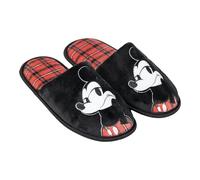 CERDÁ LIFE'S LITTLE MOMENTS Unisex's Zapatillas de Casa Abiertas Mickey Mouse Cómodas Y Antideslizantes Slippers, Black/White, 9/9.5 UK