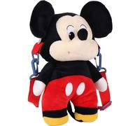 CERDÁ LIFE'S LITTLE MOMENTS Original Plush, Soft And Padded 3D Design - Bag Accessories, Teens And Disney Fans, Unisex Children, Blue, M, Mickey, 14x28x11