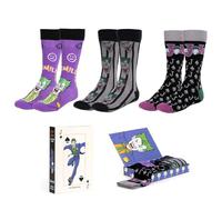 CERDÁ Socks LIFE'S LITTLE MOMENTS – 3-Pack Batman & Joker, Multicoloured, Size 38-45