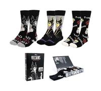 CERDÁ LIFE'S LITTLE MOMENTS Pack Calcetines 3 Piezas Disney Villanas Socks, Multicoloured, One Size
