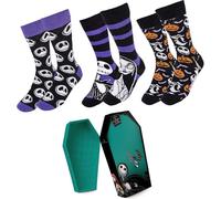 CERDÁ LIFE'S LITTLE MOMENTS Pack Calcetines 3 Piezas Nightmare Before Christmas Socks, Multicoloured, 36-43