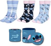 CERDÁ LIFE'S LITTLE MOMENTS Pack Calcetines 3 Piezas Stitch Socks, Multicoloured