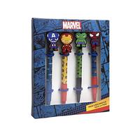 CERDÁ LIFE'S LITTLE MOMENTS - Pack of 4 high-quality ballpoint pens The Avengers | An original stationery gift for fans - Officially licensed by Marvel