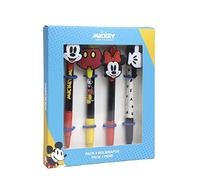 CERDÁ LIFE'S LITTLE MOMENTS - Pack of 4 bolígrafos de Mickey Mouse y Minnie Mouse Un Regalo Original para Los Fans - Licencia Oficial de Disney, 270000339