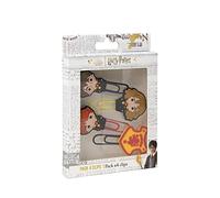 CERDÁ LIFE'S LITTLE MOMENTS - Pack of 4 Clips de Harry Potter | Un Regalo Original de Papeleria para Fans Licencia Oficial - Warner Bros