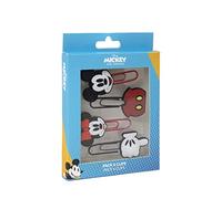CERDÁ LIFE'S LITTLE MOMENTS - Pack of 4 Paper Clips by Mickey Mouse and Minnie Mouse | an Original Stationery Gift for Fans - Officially Licensed by Disney