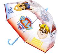 CERDÁ LIFE'S LITTLE MOMENTS Paw Patrol Bubble Umbrella - Dogs from the Patrol Printed Design - Manual Opening - Made of 100% POE with Fibreglass Frame - Original Product Designed in Spain