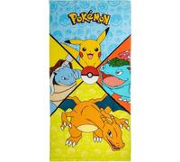 CERDÁ LIFE'S LITTLE MOMENTS Pokémon Children's Towel - Multicolour - 70x140 cm - Made with 100% Cotton 320 gsm - Small Towel - Pokémon Print - Original Product Designed in Spain