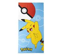 CERDÁ LIFE'S LITTLE MOMENTS Pokémon Towel for Kids - Blue Colour - 70x140 cm - Made with 100% Polyester 240 gsm - Small Towel - Pikachu Print - Original Product Designed in Spain