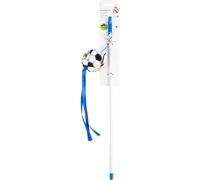 CERDÁ LIFE'S LITTLE MOMENTS Real Madrid Cat Wand - Official Interactive Toy, with Ribbon and Feathers, Stimulates Play and Exercise