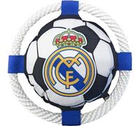 CERDÁ LIFE'S LITTLE MOMENTS Real Madrid Rope Dog Frisbee - Official Interactive Toy, Exclusive Club Design, Ideal for Exercise, Biting and Playing, Heavy Duty