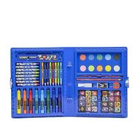 CERDÁ LIFE'S LITTLE MOMENTS Sonic Colouring Box - Includes Coloured Markers and Pencils, Watercolours and Stickers - Tracing Ruler - School Supplies Kit - Original Product Designed in Spain