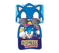 CERDÁ LIFE'S LITTLE MOMENTS Sonic Hat and Sunglasses Set for Boys Girls - Sonic Glasses and Cap - Modern Durable Style, Multi-Colour, One Size, Multicolored, One size