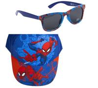 CERDÁ LIFE'S LITTLE MOMENTS Spider-Man Hat with Sunglasses Set - Children's Baseball Cap with Spider-Man Logo, Multi-Coloured, One Size