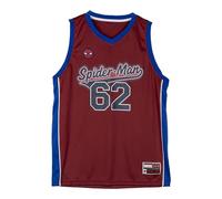 CERDÁ LIFE'S LITTLE MOMENTS -Spiderman Basketball T-Shirt Short - Red - Size M - Made with Polyester - Spiderman Print - Original Product