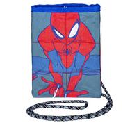 CERDÁ LIFE'S LITTLE MOMENTS Spiderman Children's Phone Bag - Zip Closure - 13 x 28 x 1 cm - Small Bag with Drawstring Handle - Ideal for Carrying Around Neck - Original Product Designed in Spain