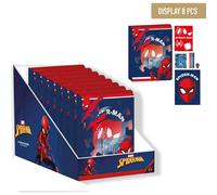 CERDÁ LIFE'S LITTLE MOMENTS Spiderman Notebook Set - School Set with Notebook and Superhero Accessories, Ideal for Kids and Fans of The Marvel Universe, Spiderman, One Size, Licence
