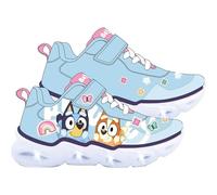 CERDÁ LIFE'S LITTLE MOMENTS | Sports Bluey Kids with LED Lights Interactive Bluey, Lightweight EVA Sole - Sports Lights Bluey Comfortable and Resistant Fit, Light Blue, 26 EU