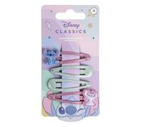 CERDÁ LIFE'S LITTLE MOMENTS, Stitch and Angel Girls Hair Accessories Gift Set, Hair Clip Set, Perfect as a Stitch Gift for Girls, Birthday or Treat, 4 Pieces