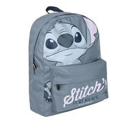 CERDÁ LIFE'S LITTLE MOMENTS -Stitch Casual Backpack - Blue - 32x12x42 cm - Made of Polyester - Printed with Stitch motifs - Original Product