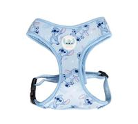 CERDÁ LIFE'S LITTLE MOMENTS | Harness for Dogs Stitch, Comfortable and Adjustable - Stitch Dog Harness, Ideal Walks and Training, Resistant and Breathable Material (Light Blue,