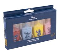 CERDÁ LIFE'S LITTLE MOMENTS Stitch Pack of 4 Highlighters - Mini Size - In Red, Blue, Yellow and Green - With Disney Film Artwork - Made of ABS Plastic - Original Product Designed in Spain