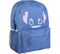 CERDÁ LIFE'S LITTLE MOMENTS - Stitch School Backpack Ideal for Teenagers with 2 Compartments, Ergonomic Back and Padded Adjustable Handles - Official Disney License, multicoloured, One Size, Casual