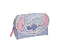 CERDÁ LIFE'S LITTLE MOMENTS, Stitch Toiletry Bag, Lilo and Stitch Makeup Bag for Girls, Travel Organizer for Cosmetics and Accessories, 17x10x7 cm, Compact & Waterproof, Official Disney Product