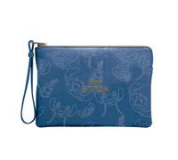 CERDÁ LIFE'S LITTLE MOMENTS Stitch Travel Toiletry Bag - Blue - Large Storage Capacity - Zip Closure - Original Product