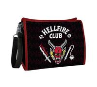 CERDÁ Life's Little Moments Stranger Things-Club Travel Toiletry Bag - Large Storage Capacity - Zip Closure - Original Product