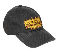 CERDÁ LIFE'S LITTLE MOMENTS -Stranger Things Visor Hat - Black - Size 58 cm - Made with Cotton - Stranger Things Print - Original Product