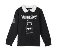 CERDÁ LIFE'S LITTLE MOMENTS Unisex Kid's Sudadera Cotton Brushed Wednesday Sweatshirt, Dark Grey, 14 Years