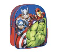 CERDÁ LIFE'S LITTLE MOMENTS - The Avengers Children's Backpack - Blue Colour - Zipper Closure - 25x20x29 cm - School Backpack - Padded Handles - Original Product