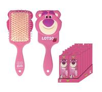 CERDÁ LIFE'S LITTLE MOMENTS -Toy Story Hairbrush - Pink Colour - Detangling Brush - Lotso Print Design - Original Product