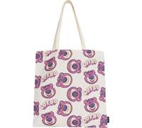 CERDÁ LIFE'S LITTLE MOMENTS -Toy Story Shopping Bag - Colour Fuchsia - 36x39x0.4cm - 2 Handles - Made of Polyester and Cotton - Lotso Print - Original Product