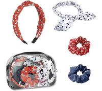 CERDÁ LIFE'S LITTLE MOMENTS Trousse de Toilette Transparente 101 Dalmatiens avec Accessoires Pour Cheveux - Licence Officielle Disney, Girls’ Travel Accessory- Toiletry Kit, Multicolour