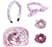 CERDÁ LIFE'S LITTLE MOMENTS Trousse de Toilette Transparente Marie des Aristochats avec Accessoires Pour Cheveux - Licence Officielle Disney, Girls’ Travel Accessory- Toiletry Kit, Multicolour