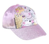 CERDÁ LIFE'S LITTLE MOMENTS Unisex Baby Gorra Visera Curva Peppa Pig and Friends curved visor cap, pink, 4-8 Years UK