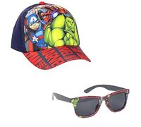 CERDÁ LIFE'S LITTLE MOMENTS Unisex Kid's Avengers Cap and Sunglasses Set, Multicolor, One Size